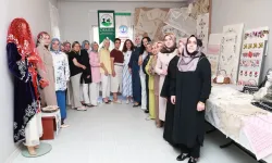 Bursa'da Osmangazi'nin üreten kadınların eserleri görücüye çıktı