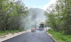 Gölcük Tabiat Parkı'nda yollar asfaltlanıyor, konfor artıyor