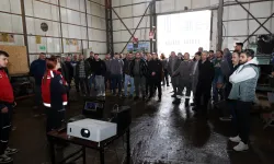 Kayseri Talas personeline yangın eğitimi