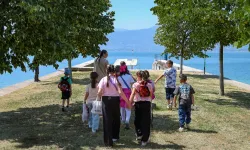 Sakarya'da su müfettişleri Sapanca Gölü ile ilk kez tanıştı