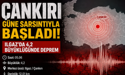 Çankırı Güne Sarsıntıyla Başladı: Ilgaz’da 4,2 Büyüklüğünde Deprem
