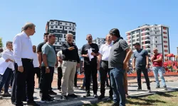 Kayseri Melikgazi şantiye alanına döndü