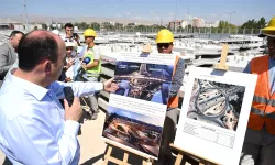 Konya'da Başkan Altay raylı sistem projelerini inceledi