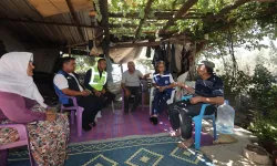 Muğla Büyükşehir'den Seydikemer'de yangın sonrası üreticiye destek