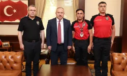 Türkiye ikincisi polis memurundan Genel Müdür Fidan'a ziyaret