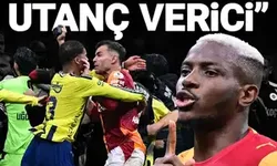 Dünya, Galatasaray-Fenerbahçe derbisini konuşuyor. "Utanç verici, vahşi"