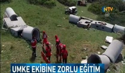 UMKE ekibine zorlu eğitim / NTV