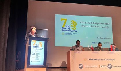 BODRUM BELEDİYESİ, 7. SİVİL STRATEJİ SEMPOZYUMU'NA "AFETLERDE BELEDİYELERİN ROLÜ: BODRUM BELEDİYESİ ÖRNEĞİ" SUNUMU İLE KATILDI