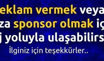 SPONSORUMUZ OLUN