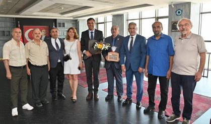 Azerbaycan Kültür Evi Derneği’nden Başkan Zeyrek’e ziyaret
