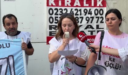 İzmir'de özel okul öğretmenlerinden oturma eylemi: "Kölelik koşulları hüküm sürüyor MEB durumu izliyor"