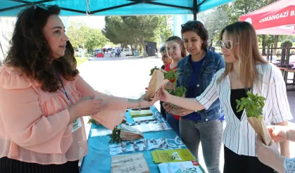 Bursa Nilüfer'den üniversiteli gençlere çevre bilinci