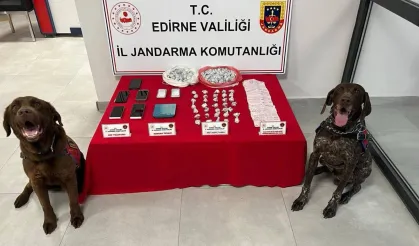 Edirne Keşan Jandarması'ndan uyuşturucu operasyonu