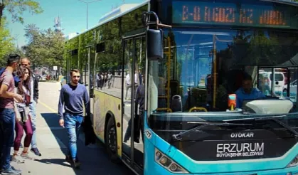 Erzurum'da toplu ulaşıma Başkan Mehmet Sekmen müdahalesi