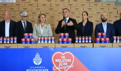 İstanbul'un bağışladığı konserveler yola çıktı