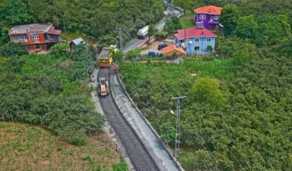 Ordu Ünye Denizbükü Mahallesinde asfalt sevinci