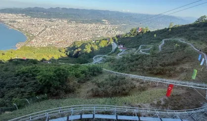 Ordu'da dağ kızağı ve sosyal tesisleri açıldı