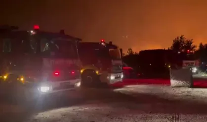 Tekirdağ Şarköy ve Çanakkale Ayvacık’ta yangınlara müdahale sürüyor