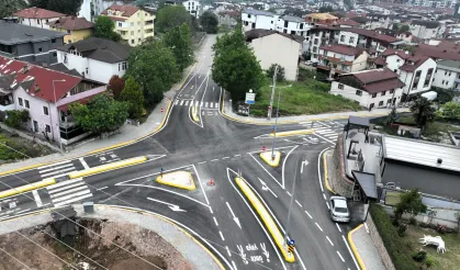 Kocaeli Başiskele'de modern kavşak hizmete açıldı