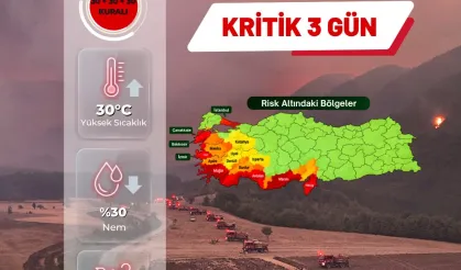 Orman yangını alarmı! 28-30 Ağustos için kritik uyarı!