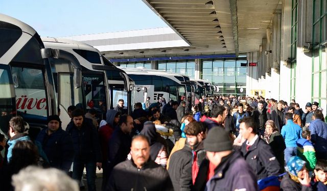 Bayramda otobüsler 706 bin yolcu taşıdı