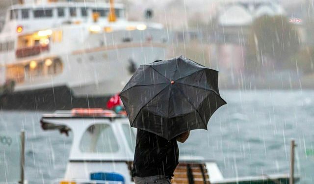 Meteoroloji Genel Müdürlüğü: Gece yarısından itibaren İstanbul, Kocaeli ve Sakarya'da kuvvetli yerel yağış bekleniyor