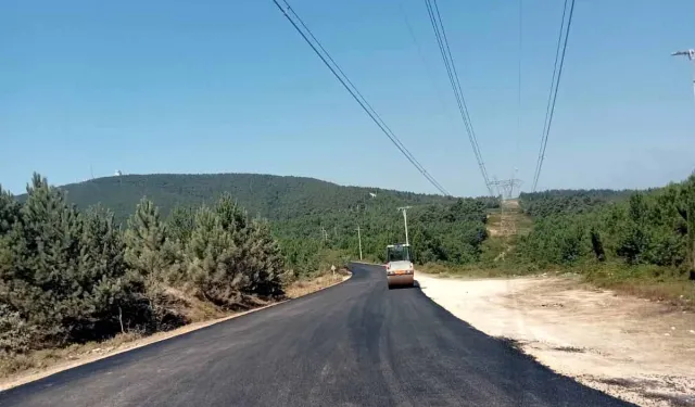 Derince’de köylere giden ulaşım ağı yenileniyor