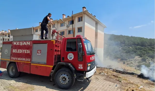 Keşan'da İtfaiye Müdürlüğü,  6 ayda 834 olaya müdahale etti