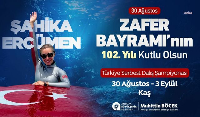 Antalya'da Zafer Bayramı, coşkuyla kutlanacak