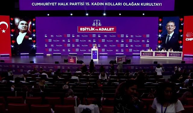 CHP Kadın Kolları Kurultayı... Başkan adayı Aylin Nazlıaka: "Bizler laik, demokratik, çağdaş ve aydınlık bir Türkiye'nin savunucularıyız"