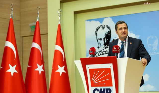 CHP Parti Sözcüsü Yücel: ''İletişim platformlarına yasak getirmek medeni dünya ile bağlarını koparmış olan 'sansürcü ve baskıcı AKP'ye yakışır''