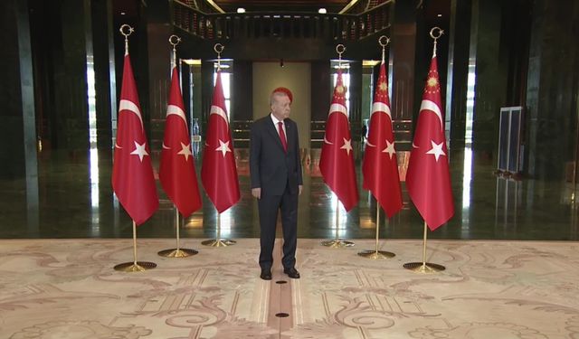 Cumhurbaşkanı Erdoğan, 30 Ağustos Zafer Bayramı tebriklerini kabul etti