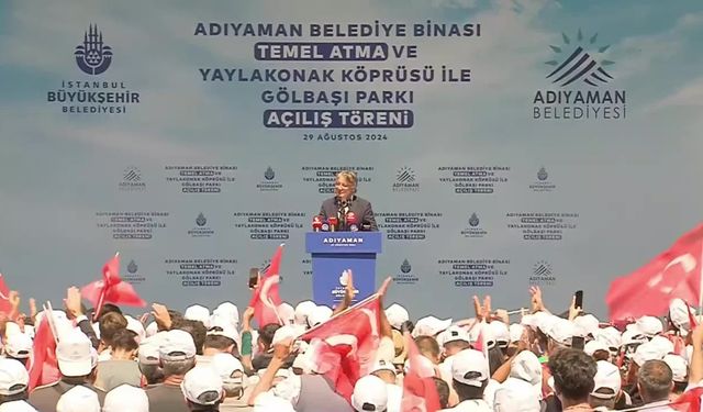 Ekrem İmamoğlu, Adıyaman'da temel atma ve açılış törenine katıldı: "Niçin bu yıkımı yaşadık? Niçin hala sorunlar çözülmedi? Bunların her birisinin elbette hesabı tutulacak"