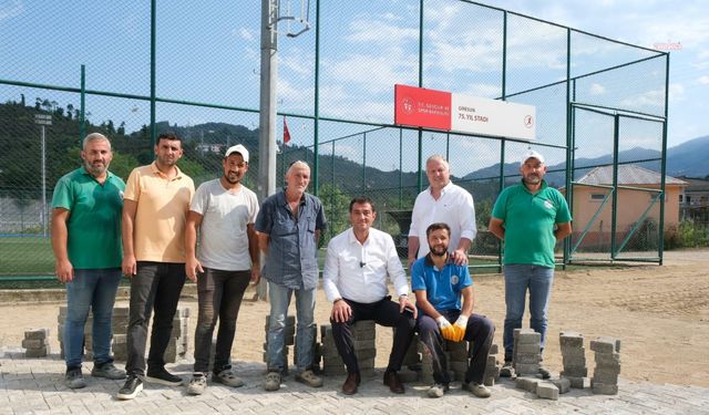 Giresun Belediye Başkanı Köse: "Etbaşoğlu 75. Yıl Sahası modern bir hale getirilecek"