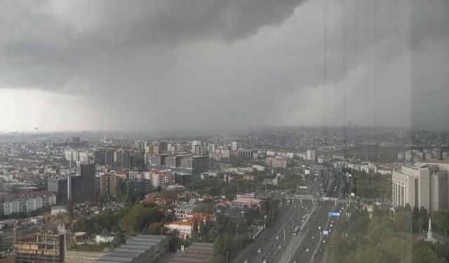 İstanbul'da yağış etkili olmaya başladı