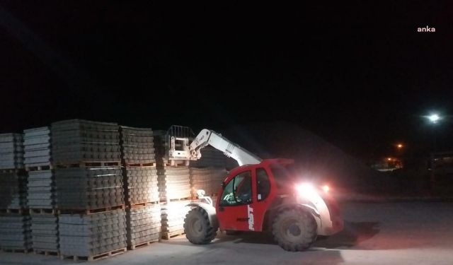 Manisa Büyükşehir'in üretim fabrikası, 24 saat çalışıyor