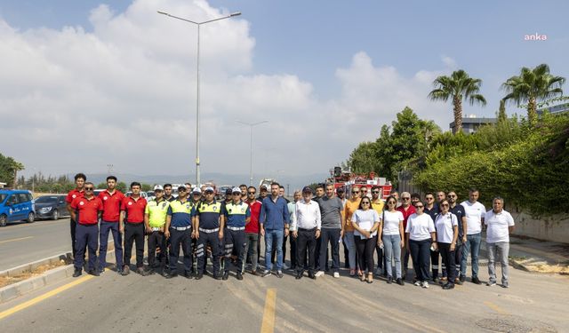 Mersin Büyükşehir Belediyesi’nden “Yol Trafik Güvenliği Tatbikatı”