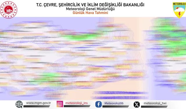 Meteoroloji: 8 ilde sağanak ve gök gürültülü sağanak yağış bekleniyor