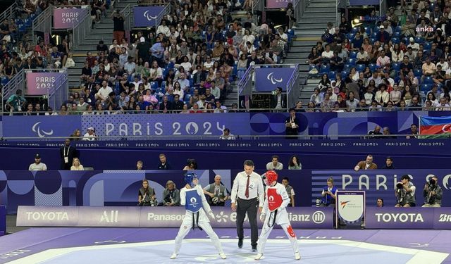 Paris 2024 Paralimpik Oyunları... Milli tekvandocu Ali Can Özcan'dan gümüş madalya