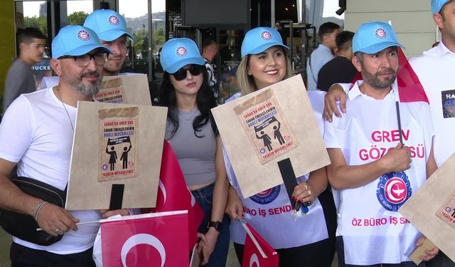 Sarar'da grev başladı... Öz Büro İş Sendikası: ''İşçiler hakkını alana kadar grev büyüyerek devam edecek''