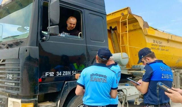 Silivri Belediyesi kaçak hafriyata geçit vermiyor 