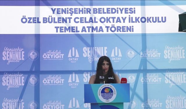 Yenişehir Belediyesi 320 öğrenci kapasiteli ilkokulun temelini attı