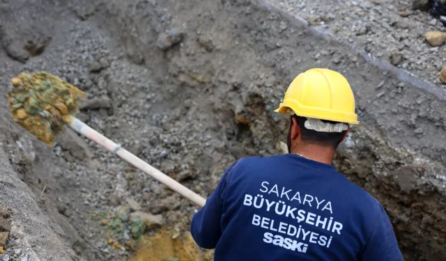 Sakarya'da içme suyu çalışmaları devam ediyor