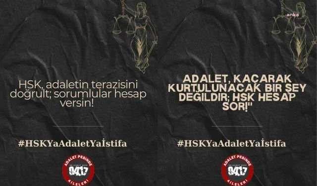 Adalet Peşinde Aileleri Platformu: "Hakim ve savcıların adil ve vicdanlara uygun kararlar vermelerini talep ediyoruz"