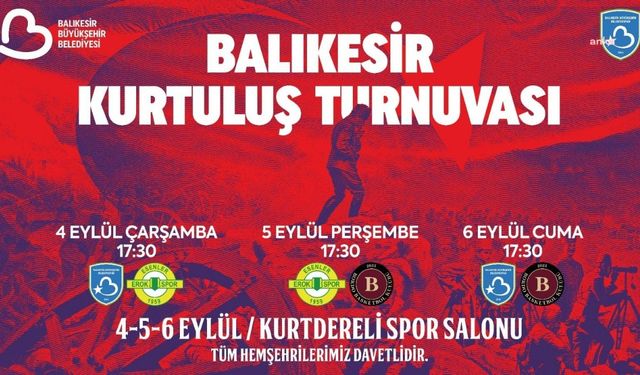 Balıkesir Kurtuluş Turnuvası başlıyor 