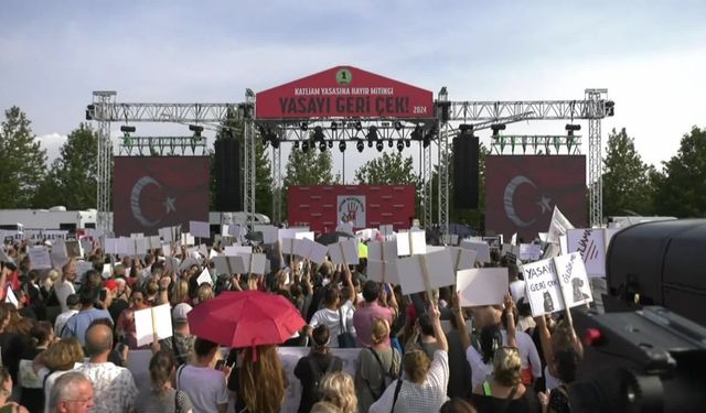 "Katliam Yasasına Hayır” mitinginde “Hükümet istifa” sloganı 