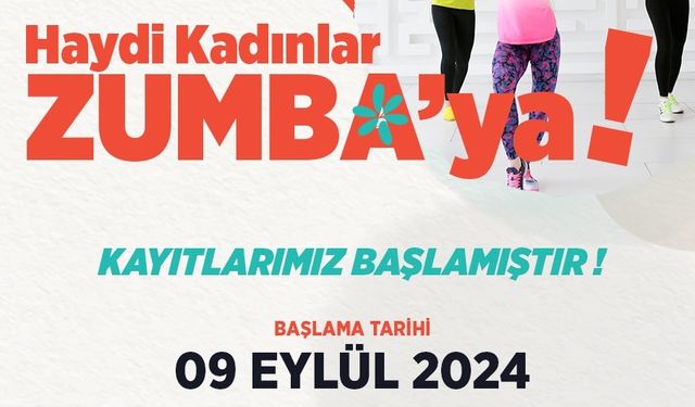 Osmangazi Belediyesi'nin düzenlediği zumba derslerine kayıtlar devam ediyor