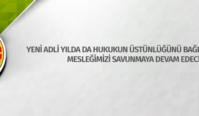 Türkiye Barolar Birliği: "Savunma ayağı eksik veya güçsüz bırakılarak adalet tesis edilemez"