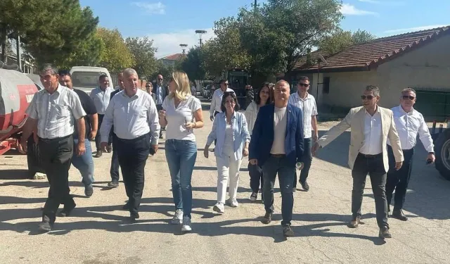 CHP Edirne İl Başkanı Harika Taybıllı ve yönetimden İpsala ziyareti