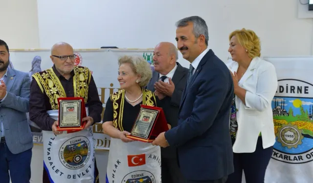 Edirne'de ahiler 'şed' kuşandı!